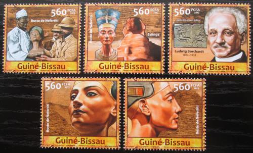 Poštovní známky Guinea-Bissau 2013 Královna Nefertiti Mi# 6548-52 Kat 11€