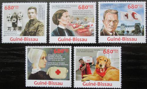 Poštovní známky Guinea-Bissau 2013 Èervený køíž, 150. výroèí Mi# 6614-18 Kat 14€