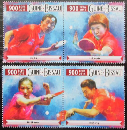 Poštovní známky Guinea-Bissau 2015 Stolní tenis Mi# 8129-32 Kat 14€