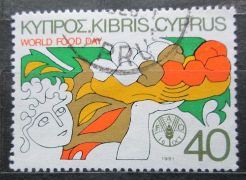 Poštovní známka Kypr 1981 Svìtový den potravin Mi# 557