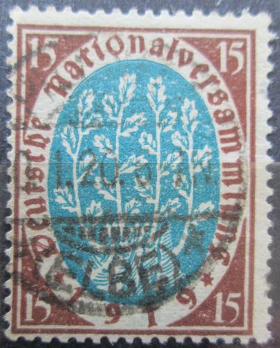 Poštovní známka Nìmecko 1919 Strom Mi# 108