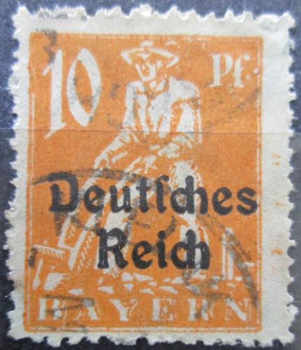 Poštovní známka Nìmecko 1920 Oráè pøetisk Mi# 120