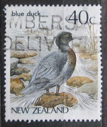 Poštovní známka Nový Zéland 1987 Kachna mìkkozobá Mi# 984