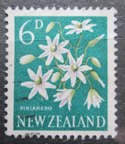 Poštovní známka Nový Zéland 1960 Clematis paniculata Mi# 399