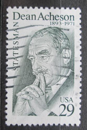Poštovní známka USA 1993 Dean Acheson, právník Mi# 2354