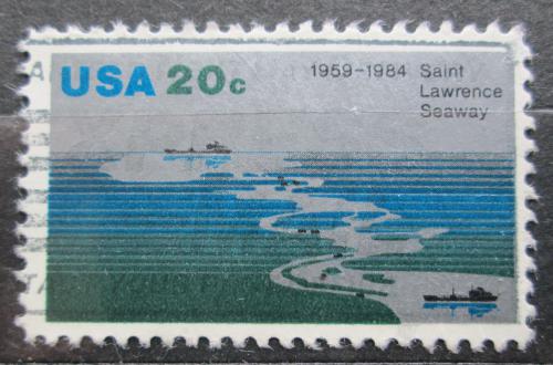 Poštovní známka USA 1984 Námoøní cesta St.-Lorenz, 25. výroèí Mi# 1700