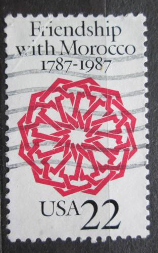 Potovn znmka USA 1987 Diplomatick vztahy s Marokem, 200. vro Mi# 1934