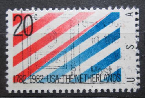 Potovn znmka USA 1982 Diplomatick vztahy s Nizozemm Mi# 1582