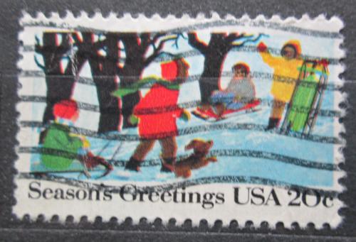 Poštovní známka USA 1982 Vánoce Mi# 1607