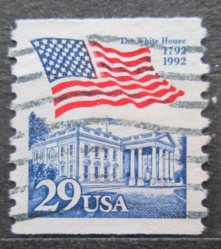 Poštovní známka USA 1992 Vlajka a Bílý dùm Mi# 2213