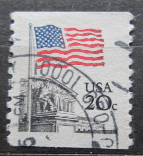 Poštovní známka USA 1981 Vlajka a Nejvyšší soud Mi# 1522