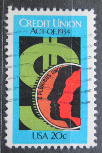 Poštovní známka USA 1984 Bankovnictví Mi# 1681