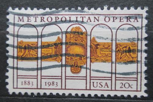 Poštovní známka USA 1983 Metropolitní opera v New Yorku, 100. výroèí Mi# 1652