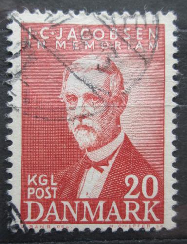 Poštovní známka Dánsko 1947 Jacob Christian Jacobsen Mi# 301