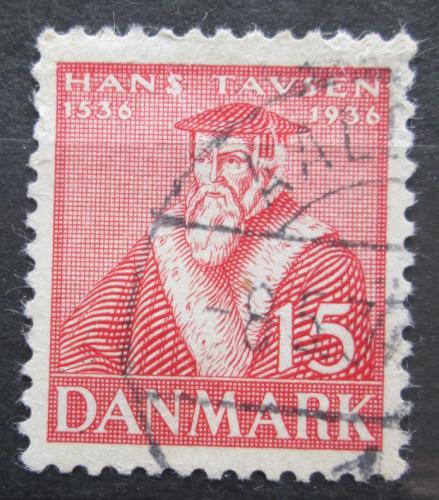 Poštovní známka Dánsko 1936 Hans Tausen, reformátor Mi# 231
