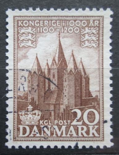 Poštovní známka Dánsko 1953 Kostel Kalundborg Mi# 345