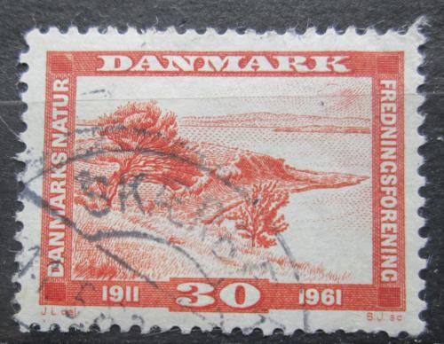 Poštovní známka Dánsko 1961 Pobøeží, Johannes Larsen Mi# 389