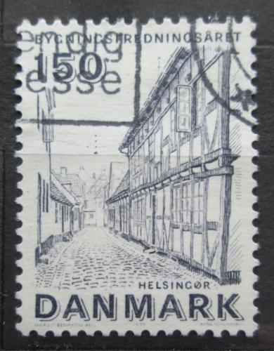Poštovní známka Dánsko 1975 Ulice v Helsingør Mi# 594 