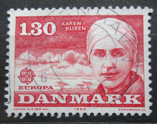 Poštovní známka Dánsko 1980 Evropa CEPT, Karen Christence Blixen-Finecke Mi# 699
