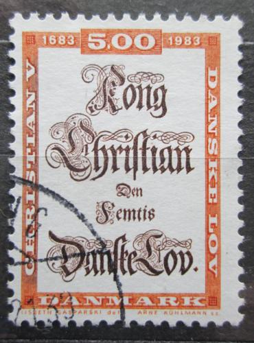 Poštovní známka Dánsko 1983 Zákoník krále Kristiána Mi# 784
