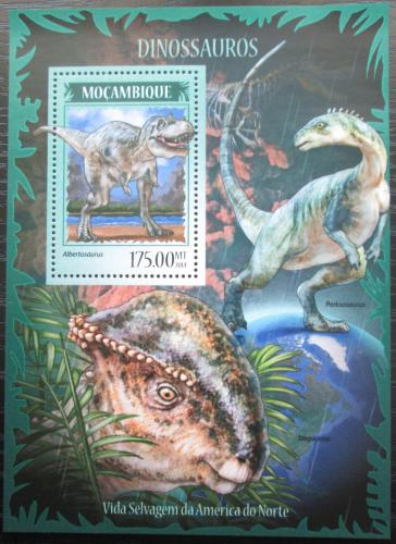Poštovní známka Mosambik 2014 Dinosauøi Mi# Block 891 Kat 10€