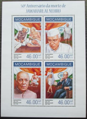 Poštovní známky Mosambik 2014 Džaváharlál Néhrú Mi# 7170-73 Kat 11€
