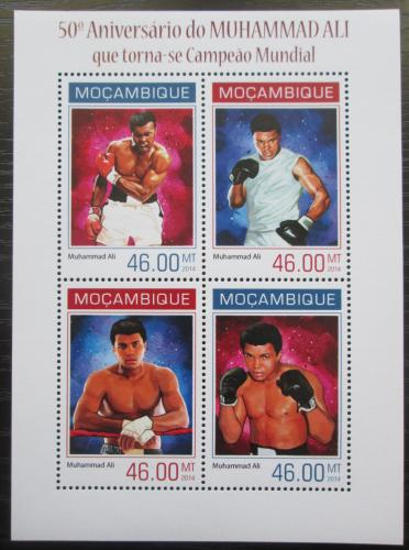 Poštovní známky Mosambik 2014 Muhammad Ali, box Mi# 7175-78 Kat 11€