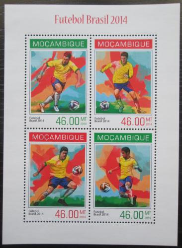 Poštovní známky Mosambik 2014 MS ve fotbale Mi# 7230-33 Kat 11€