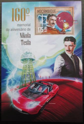 Poštovní známka Mosambik 2016 Nikola Tesla Mi# Block 1139 Kat 10€