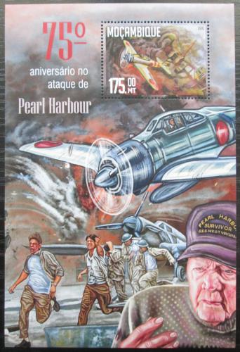 Poštovní známka Mosambik 2016 Útok na Pearl Harbor Mi# Block 1151 Kat 10€