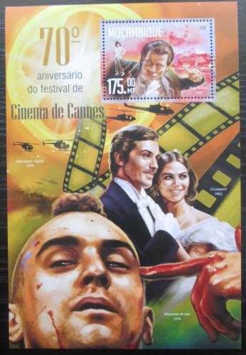 Poštovní známka Mosambik 2016 Filmový festival v Cannes Mi# Block 1152 Kat 10€