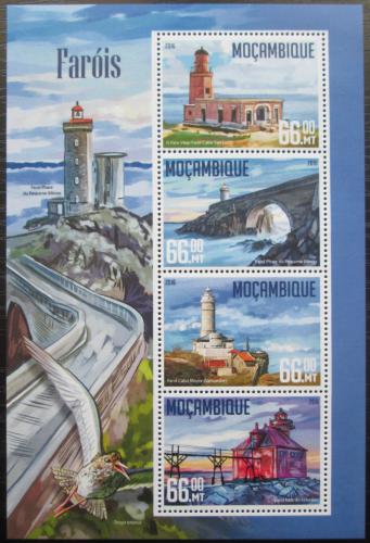 Poštovní známky Mosambik 2016 Majáky Mi# 8464-67 Kat 15€