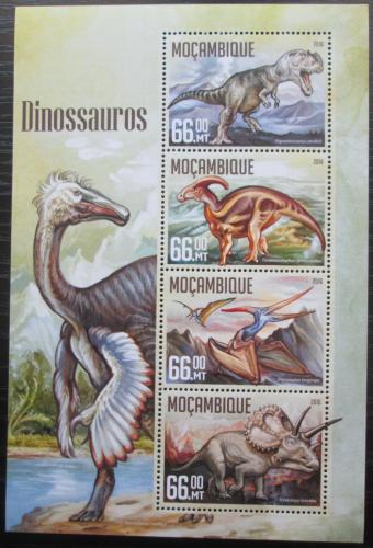 Poštovní známky Mosambik 2016 Dinosauøi Mi# 8449-52 Kat 15€