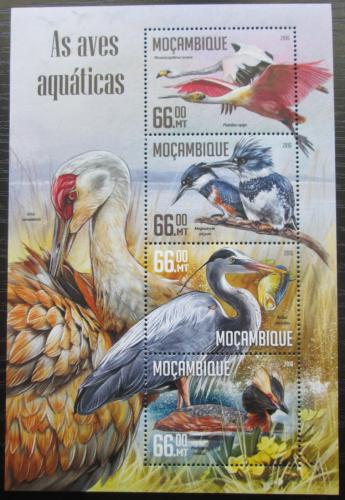 Poštovní známky Mosambik 2016 Vodní ptáci Mi# 8459-62 Kat 15€
