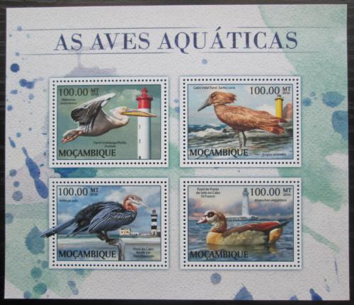 Poštovní známky Mosambik 2016 Vodní ptáci Mi# 8914-17 Kat 22€