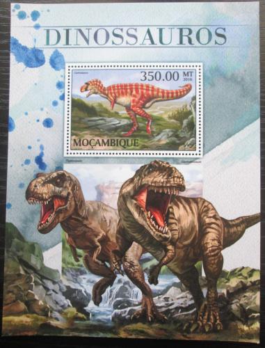 Poštovní známka Mosambik 2016 Dinosauøi Mi# Block 1222 Kat 20€