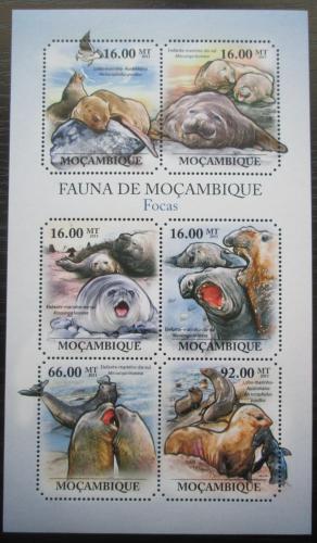 Poštovní známky Mosambik 2011 Tuleni Mi# 4966-71 Kat 12€