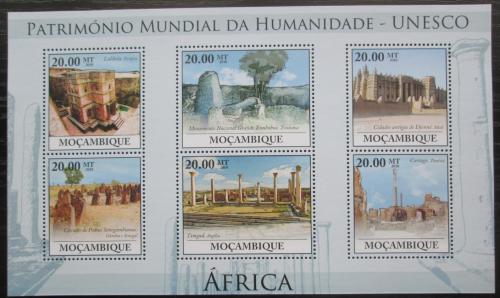 Poštovní známky Mosambik 2010 Památky UNESCO - Afrika Mi# 3866-71