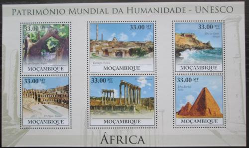 Poštovní známky Mosambik 2010 Památky UNESCO - Afrika Mi# 3920-25 Kat 10€