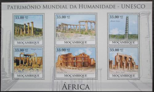 Poštovní známky Mosambik 2010 Památky UNESCO - Afrika Mi# 3902-07 Kat 10€