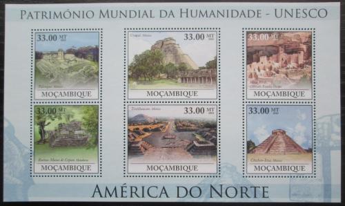 Poštovní známky Mosambik 2010 Památky UNESCO - Støední Amerika Mi# 3890-95 10€