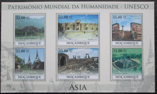 Poštovní známky Mosambik 2010 Památky UNESCO - Asie Mi# 3914-19 Kat 10€