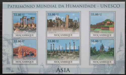 Poštovní známky Mosambik 2010 Památky UNESCO - Asie Mi# 3896-3901 Kat 10€