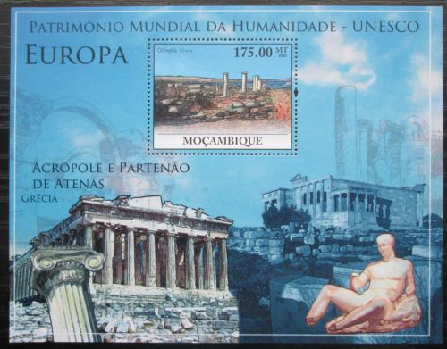 Poštovní známka Mosambik 2010 Památky UNESCO - Evropa Mi# Block 348 Kat 10€