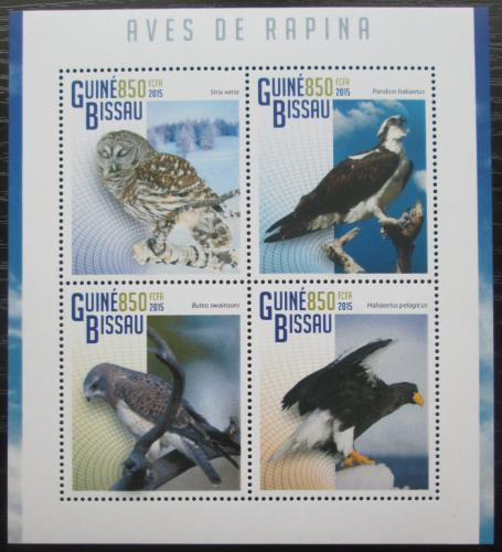 Poštovní známky Guinea-Bissau 2015 Dravci Mi# 7581-84 Kat 14€
