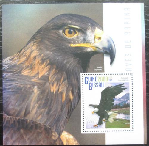Poštovní známka Guinea-Bissau 2015 Dravci Mi# Block 1320 Kat 11€