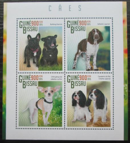Poštovní známky Guinea-Bissau 2015 Psi Mi# 7601-04 Kat 14€