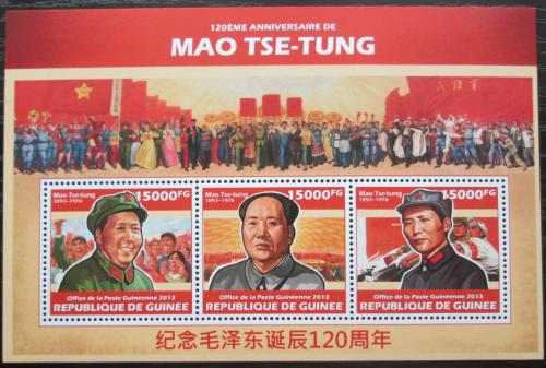 Poštovní známky Guinea 2013 Prezident Mao Ce-tung Mi# 10145-47 Kat 18€