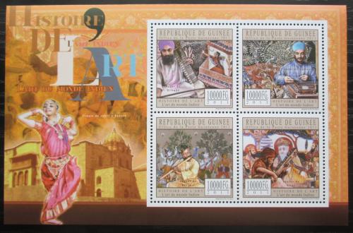 Poštovní známky Guinea 2011 Indické umìní Mi# 8782-85 Kat 16€