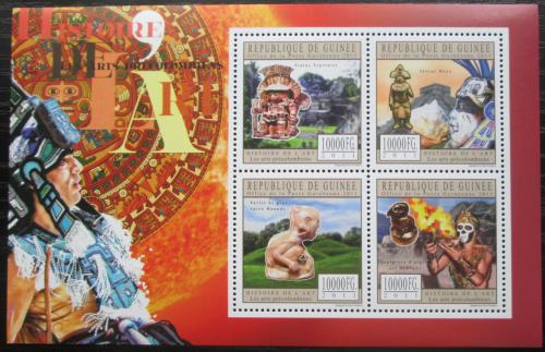 Poštovní známky Guinea 2011 Pøedkolumbovské umìní Mi# 8786-89 Kat 16€